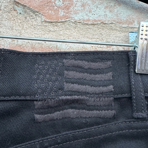 REVICE Two-tone Jeans Black White On & Off Again Ex-boyfriend Wavy Denim B&W 28 - Picture 12 of 14